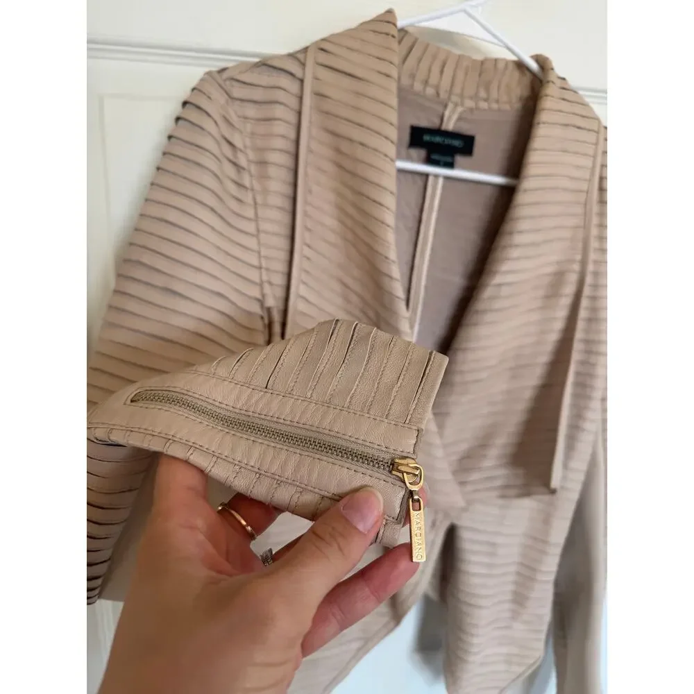 MARCIANO Women’s Leather jacket size 2